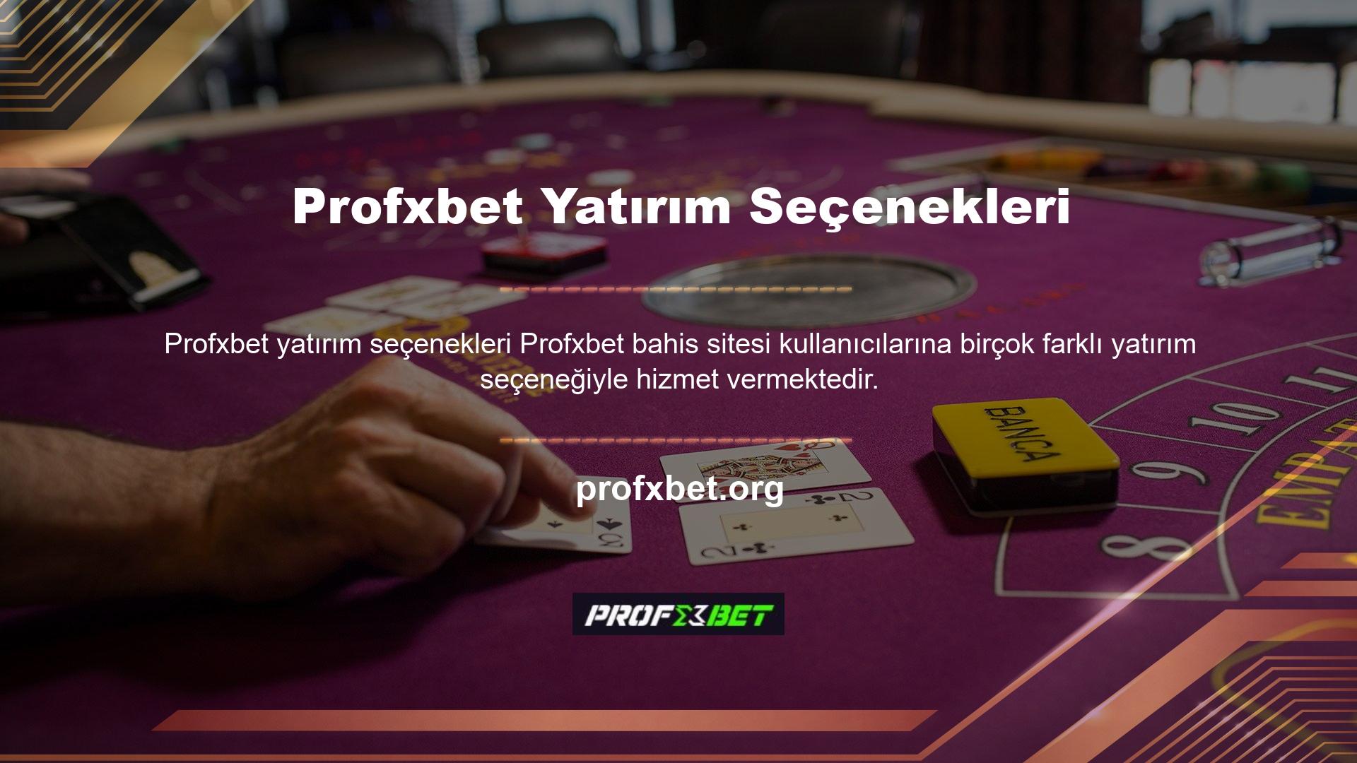 Profxbet Jeton Yatırım Tekniği en çok tercih edilen seçeneklerden biridir